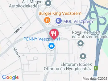 Mosoly Cukrászda Veszprém a térképen