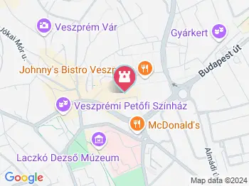 Nagy bánat-szobor Veszprém a térképen