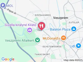 Nosztalgia Garden Étterem Veszprém a térképen