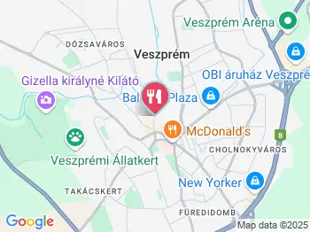 Oliva Hotel és Étterem Veszprém a térképen
