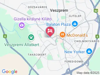 Péter Pál Panzió Veszprém a térképen