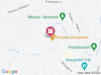 Séd völgy Veszprém a térképen