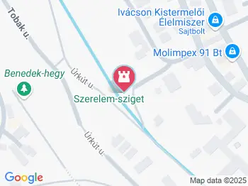 Szerelem-sziget Veszprém a térképen