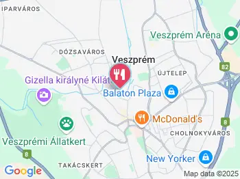 Királyi Étterem Veszprém a térképen