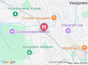 Tavola Calda Pizzéria Veszprém a térképen