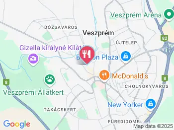 Várkert Étterem Veszprém a térképen