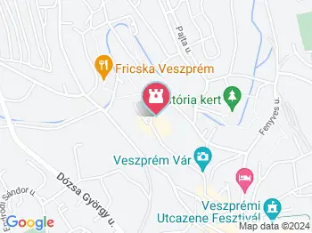 Várkilátó Veszprém a térképen