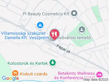 Viadukt Étterem Veszprém a térképen