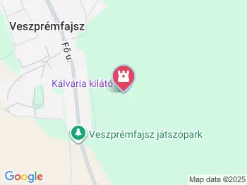 Kálvária kilátó Veszprémfajsz a térképen