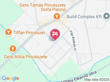 Agancsos Panzió Villány a térképen