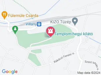 Ammonitesz tanösvény Villány a térképen