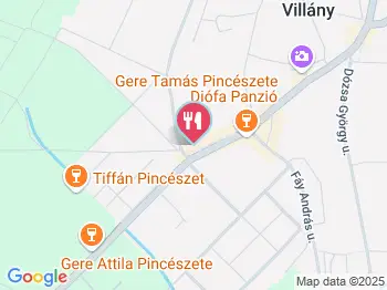 Blum Pince - Borozó Villány a térképen