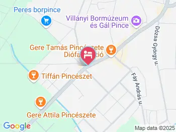 Blum Vendégház & Pince Villány a térképen