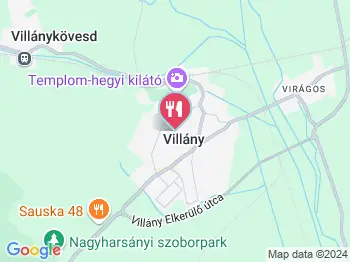 Bock pince Villány a térképen