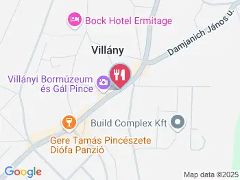 Borzongó Villány a térképen