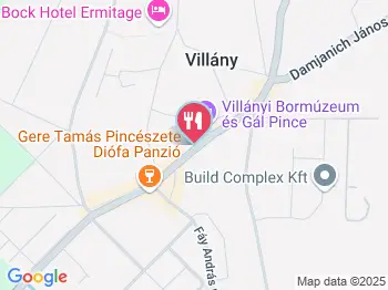 Csiki Pince Villány a térképen