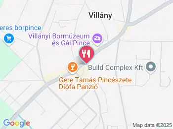 Fefi's Pizzéria & Kávézó Villány a térképen