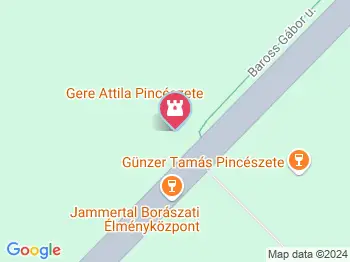 Gere Pincészet Villány a térképen