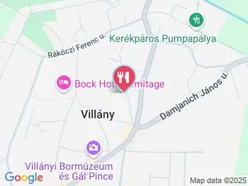 Kúria Borétterem Villány a térképen