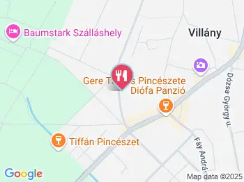 Lelovits Pincészet Villány a térképen