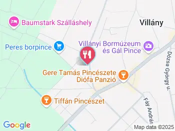 Maczkó Pincészet Villány a térképen