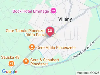 Magonyi Borszálló Vendégház Villány a térképen
