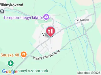 Oportó Étterem Villány a térképen