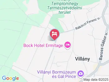 Ottó Panzió Villány a térképen