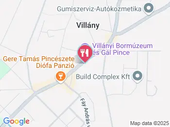 Riczu-Stier Gasztropince Villány a térképen