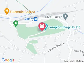 Templom-hegy Villány a térképen