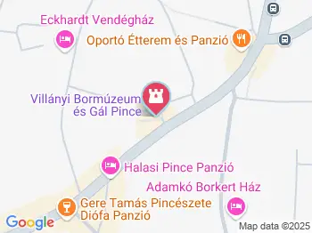 Villányi Bormúzeum Villány a térképen