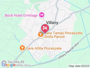 Vitényi Pince Panzió Villány a térképen