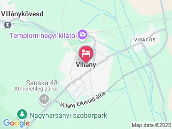 Weisz Vendégház Villány a térképen
