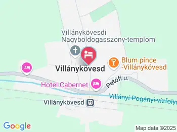 Flórián Vendégház Villánykövesd a térképen