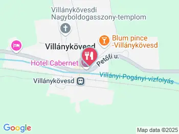 Cabernet Borétterem Villánykövesd a térképen
