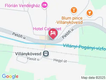 Hotel Cabernet Villánykövesd a térképen