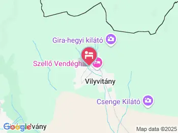Vilyvitányi Szabadidő Tábor Vilyvitány a térképen