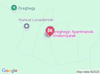 Öreghegyi Apartmanok Vindornyalak a térképen