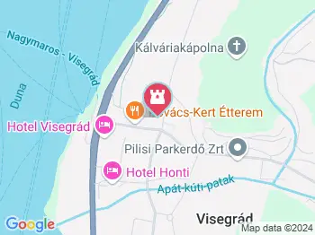 Árpád-házi Szent Margit Visegrád a térképen