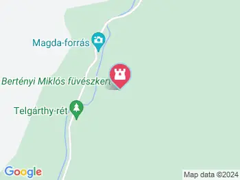 Bertényi Miklós Füvészkert Visegrád a térképen
