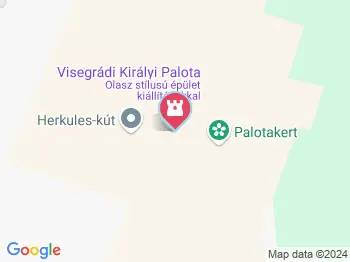 Herkules-kút Visegrád a térképen