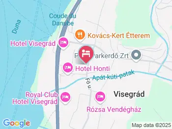 Hotel Honti Wellness és Konferencia Szálloda Visegrád a térképen