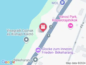 Mária-kápolna Visegrád a térképen