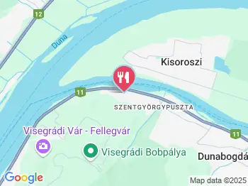 Mogyoróhegy Étterem Visegrád a térképen