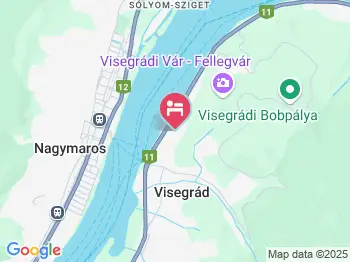 MTA Üdülő Visegrád a térképen