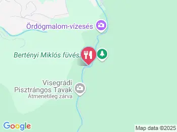 Ördögmalom Erdei Étterem Visegrád a térképen