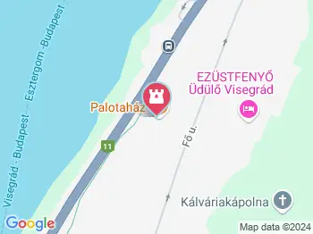 Palotaház - Mesterségek Udvara Visegrád a térképen