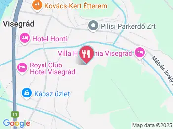 Palotaház Visegrád a térképen