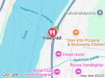 Schachtel Étterem Visegrád a térképen