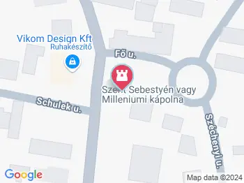 Szent Sebestyén kápolna Visegrád a térképen